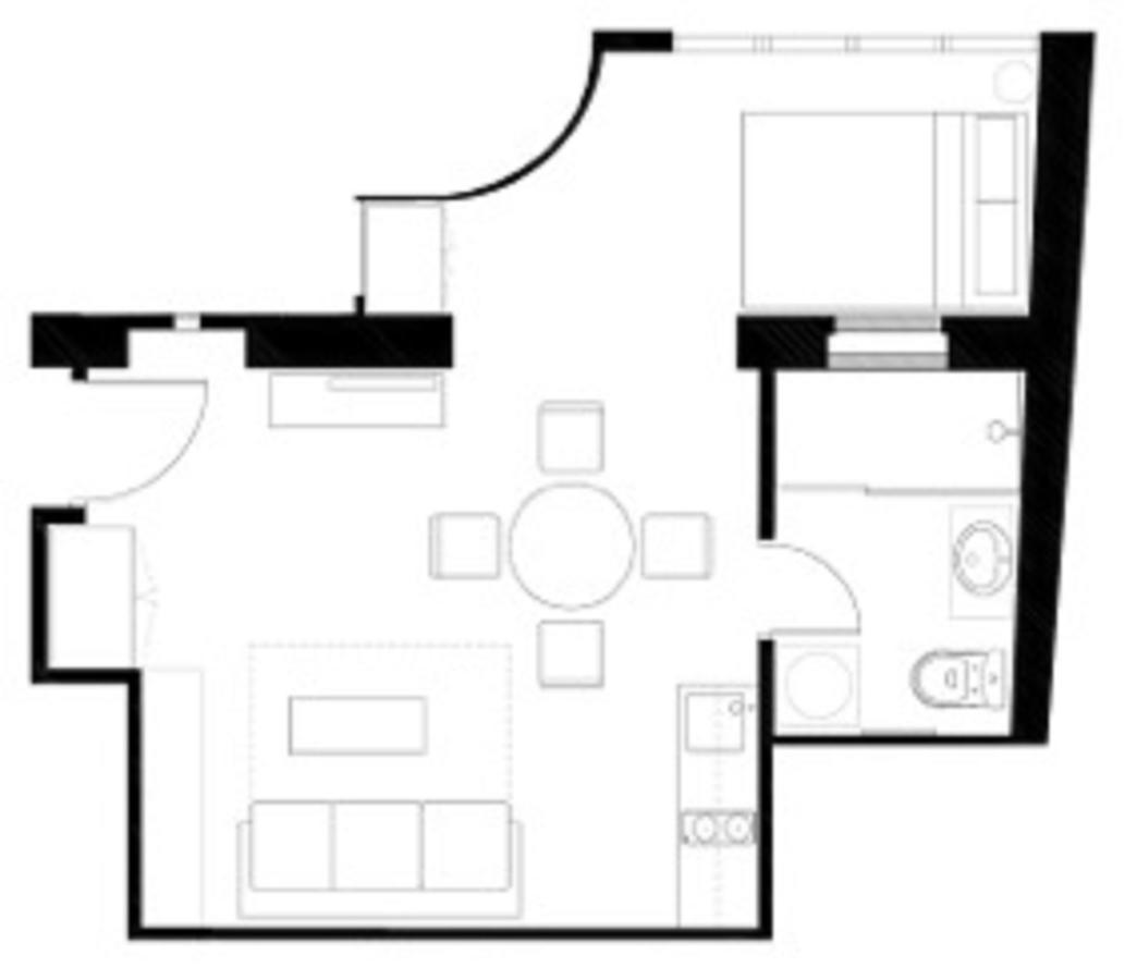 Optimist No.1 Apartment Белград Стая снимка